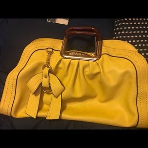 Yellow purse